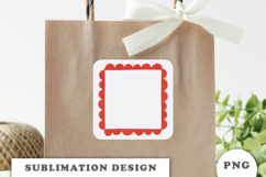 Red Doodle Frame png Product Image 2