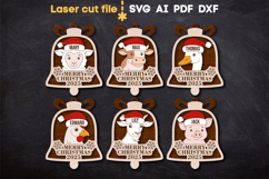 Christmas Tree Toys Bells SVG laser cut files for Glowforge Product Image 2
