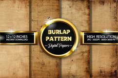 Burlap Pattern Digital Papers - 04 Variations Product Image 1