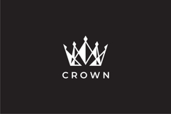 Abstract Crown Logo Design Vector Template Product Image 3