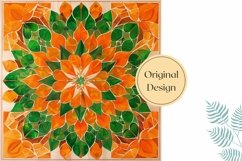 Abstract Pillow Case Design, Colorful Pillow Template Product Image 2