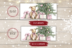 Cartoon Christmas Bunny Mug, Christmas Tree Mug PNG Product Image 2