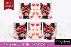 Cairn Terrier Valentine Mug Wrap Valentines Day Mug PNG Product Image 1