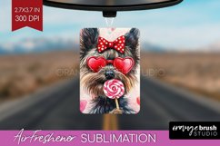 Cairn Terrier Valentine Air Freshener PNG Valentines Day PNG Product Image 1