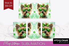 Cairn Terrier St. Patricks Day Dog Mug Wrap Dog Mug PNG Product Image 1