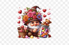 Candy Jar Gnomes Valentines Day Clipart Product Image 3