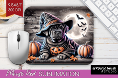 Cane Corso Dog Mouse Pad Sublimation Halloween Mousepad PNG Product Image 1