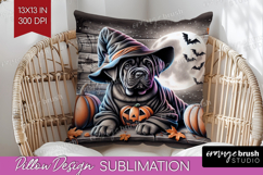 Cane Corso Dog Pillow Sublimation Halloween Pillow Cover PNG Product Image 1