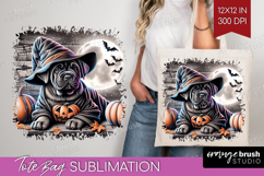 Cane Corso Dog Tote Bag Halloween Tote Bag PNG Sublimation Product Image 1