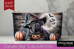 Cane Corso Dog Cosmetic Bag Halloween Makeup Bag PNG Product Image 1