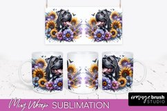 Cane Corso Mug Wrap Dog Sublimation Floral PNG Product Image 1