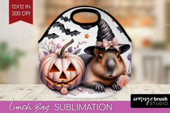 Capybara Halloween Lunch Bag Coquette Lunch Bug PNG Product Image 1