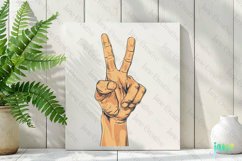 Cartoon Hands Set Sublimation Clipart Product Image 2