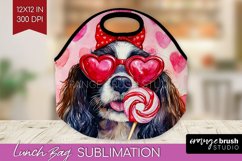 Cavalier King Spaniel Valentine Lunch Bag Valentines Day Bug Product Image 1
