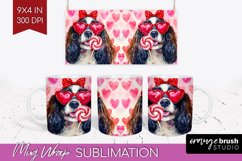 Cavalier King Spaniel Valentine Mug Wrap Valentines Day Mug Product Image 1