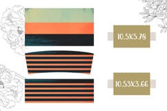 Retro Tumbler Wrap, Retro Stripes 40 Oz Tumbler Wrap Design Product Image 2