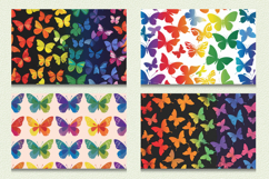 Rainbow Butterfly Cutting Boards sublimation Design Product Image 2