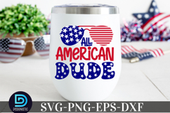 All American Dude SVG, 4th of July SVG Product Image 3