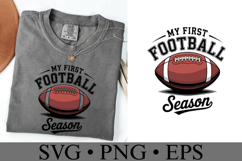 My first Football Season Svg | Game Day Svg | Shirt Svg Product Image 3