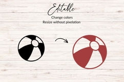 Beach Ball SVG, Summer SVG Product Image 2