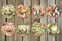 Vintage Easter | 8 spring Car coaster &amp; key chain designs Product Image 2