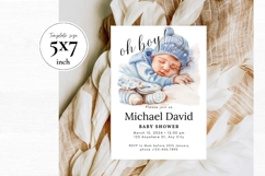 Baby Shower Invitation Template 169 Product Image 2