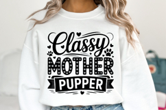 Classy Mother Pupper Svg | Shirt Svg Product Image 1