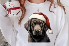 Christmas Peeking Dogs Clipart, Christmas PNG Product Image 2