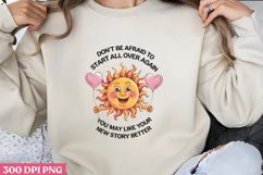 Don t Be Afraid To Start All PNG, Mental Health Subli Product Image 1