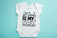 Mommy is my valentine SVG, Kids Valentine Svg Product Image 2
