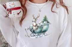 Mint Christmas Baby First Clipart, Christmas PNG Product Image 2