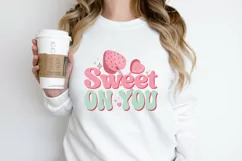 Sweet on you Retro Valentine Day sublimation Design Product Image 2