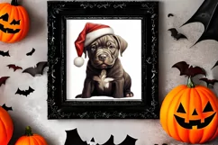 Cute Christmas Dog Sublimation Clipart, Cute Christmas Dog Product Image 2