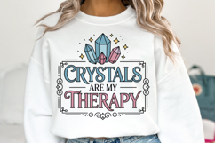 Crystals are my therapy Svg | Halloween Svg | Shirt Svg Product Image 1
