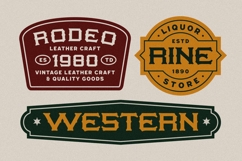 Henir - Vintage Western Font Product Image 2