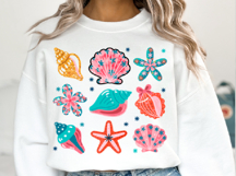Seashells svg | Svg Files for Cricut | Shirt Svg Product Image 3