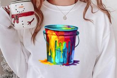 Funny Christmas Boy At Home Clipart Sublimation Product Image 2