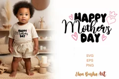 Mother's Day svg, Happy Mother's Day SVG Product Image 1
