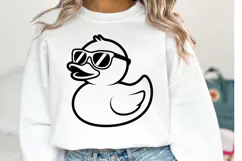 Cute Duck Svg | Svg Files for Cricut | Shirt Svg Product Image 1