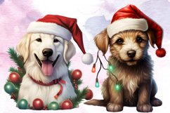 Christmas Dog Sublimation Clipart, Christmas Dog Sublimation Product Image 3