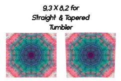 Purple green and pink tumbler, 20 oz skinny tumbler png Product Image 2
