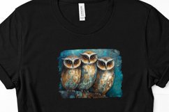 Owls Sublimation | Blue Sublimation Background PNG Product Image 2