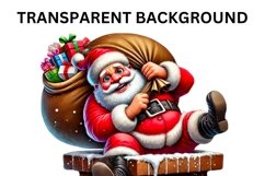 Festive Santa Claus PNG for Christmas Shirt &amp; Sublimation Product Image 3