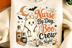 Nurse By Day PNG, Funny Halloween PNG, Spooky Season PNG Product Image 1