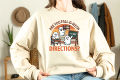 Funny Are You Fall-O-Ween Directions PNG | Retro Halloween Product Image 2