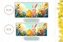 Colorful Easter Eggs Mug Design, Easter Animals Mug Wrap Product Image 2