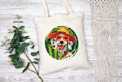 Summer Dalmatian Dog Illustration, Summer Dalmatian Dog PNG Product Image 2