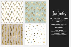 Tan Mint &amp; Gold Digital Paper Product Image 3