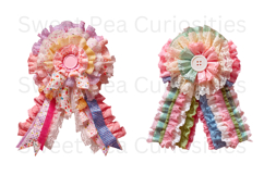 Bows, Ribbon, Lace , Clipart, Ephemera, PNG, Junk Journal Product Image 2