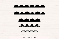 Scallop Border SVG Bundle, Seamless Border Product Image 2
